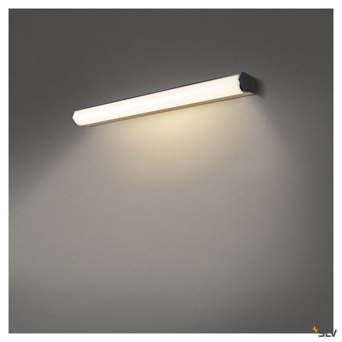 MARYLIN, LED Outdoor wall light, chrome, IP44, 3000K, 15W