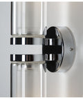 WL 106 cil perete, E14, max 2x40W, IP44, crom, sticla dubla