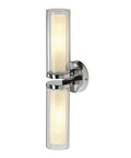 WL 106 cil perete, E14, max 2x40W, IP44, crom, sticla dubla