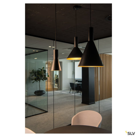 PHELIA 3 E27 max. 23W 230V negru/auriu