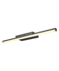 GLENOS 60 LED 12W, 1170lm, CCT Switch 3000K/4000K, negru