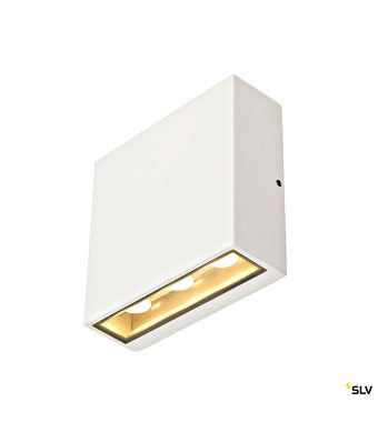 BIG QUAD UP/DOWN aplica, 6x1W, 3000K, IP54, patrat, alb