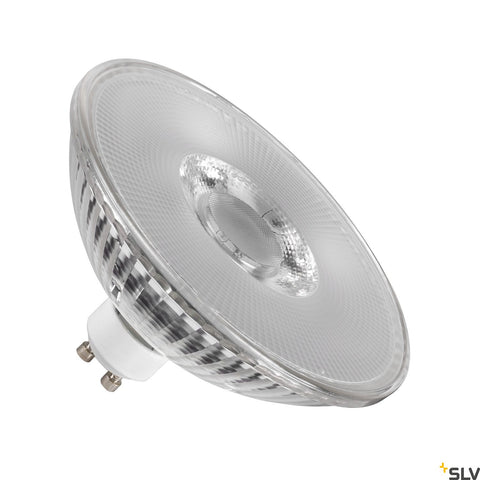 QPAR111 GU10, LED lamp transparent 8W 2,7K CRI90 38°