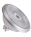 QPAR111 GU10, LED lamp argintiu 12,5W 3000K CRI90 60°
