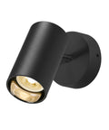 ASTO TUBE, spot cilindric, max. 1x10W, negru