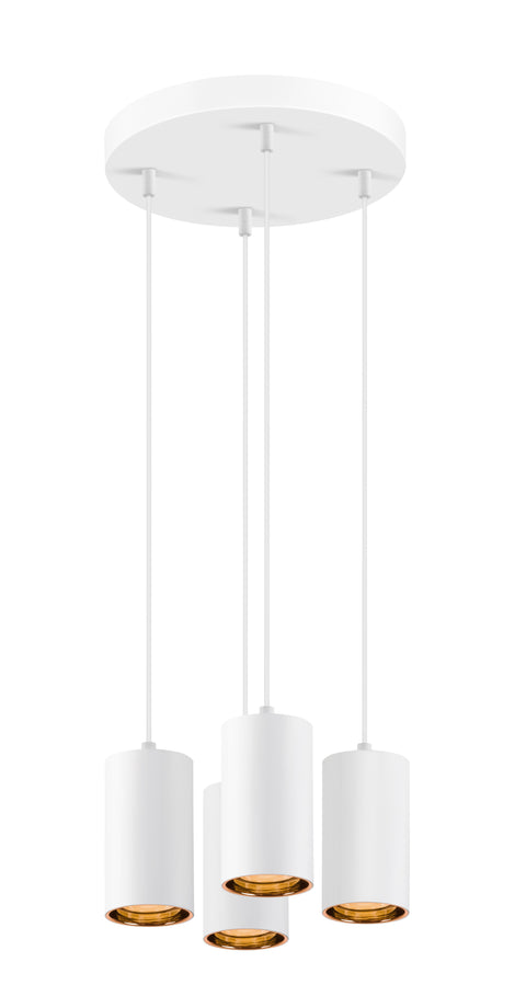 ASTO TUBE,PL, GU10, suspendat lungime 250 cm, max. 4x10W alb