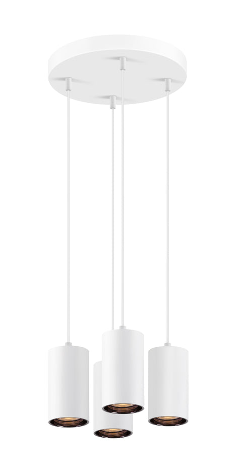 ASTO TUBE,PL, GU10, suspendat lungime 250 cm, max. 4x10W alb