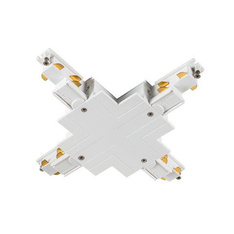 X-connector  S-TRACK 3-phase-încastrata șină ,IP20,alb