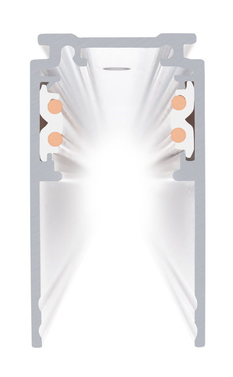 Sina montaj aparent, 2m, 48V TRACK, alb, DALI