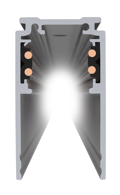 Sina montaj aparent, 4m, 48V TRACK, negru, DALI