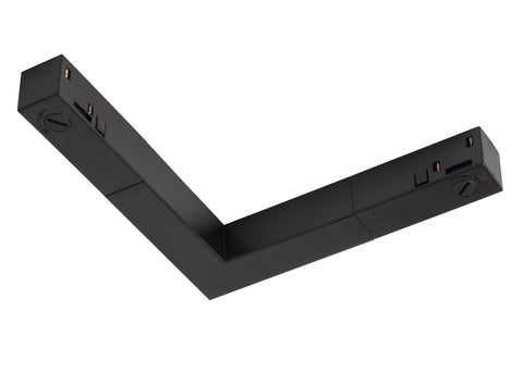 Conector electric L, 48V TRACK, negru, DALI