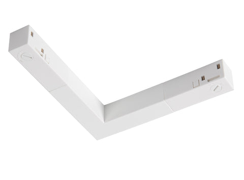 Conector electric L, 48V TRACK, alb, DALI