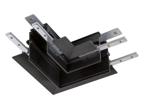 Conector mecanic L, 48V TRACK pt sina AB, stanga, negru