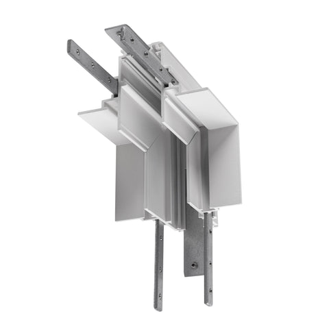 Conector mecanic L, 48V TRACK pt sina AB, stereo, alb