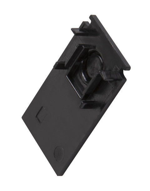 Element de capăt sina, 48V TRACK, negru