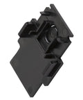 Element de capăt sina, 48V TRACK, negru