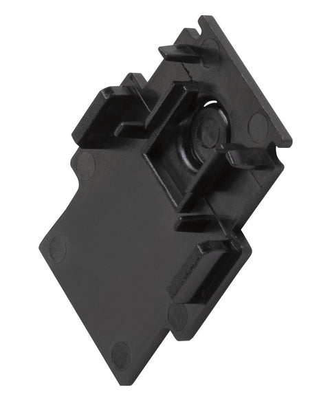 Element de capăt sina, 48V TRACK, negru