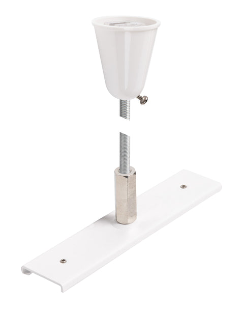 Placa de armare sina 48V TRACK tija 1m alb