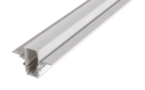 Capac pentru sina AB si EB, 48V TRACK 2m alb