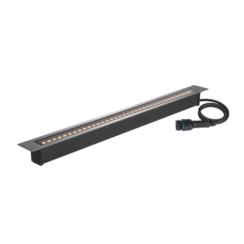DASAR 1200, 34W, 3000K, IP65/IP67, pătrat, oțel inoxidabil