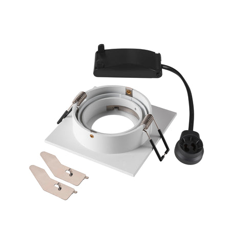 NEW TRIA 75, pătrat, max. 10W GU10, alb