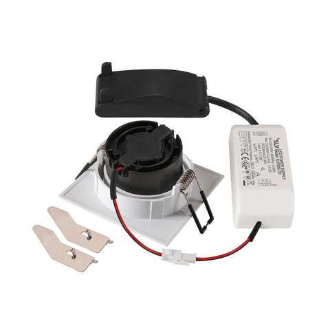 NEW TRIA 68, 2700K, 60°, IP20, pătrat, alb