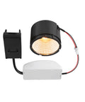 NEW TRIA, modul LED, rotund, 3000K, 60°, FAZĂ, negru