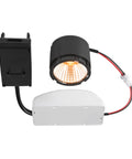 NEW TRIA, modul LED, rotund, 1800-3000K, 38°, FAZĂ, negru