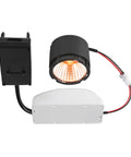 NEW TRIA, modul LED, rotund, 1800-3000K, 38°, FAZĂ, negru