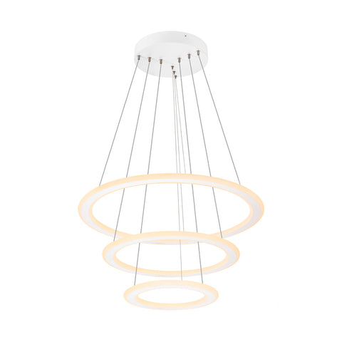 ONE FLAT, triplu, 300cm, 2700/3000K, DALI 2, Touch, alb