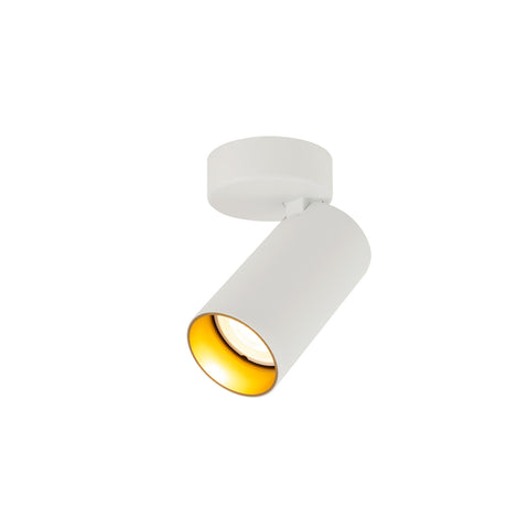 KAMI, 1x max. 10W, GU10, alb/auriu