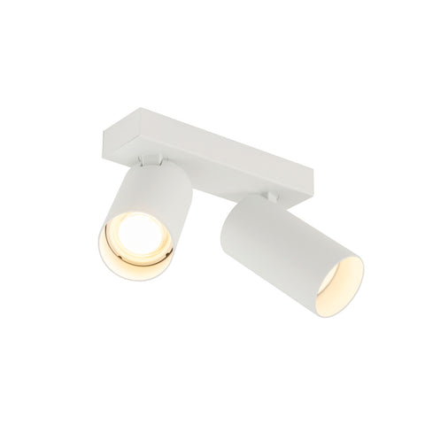 Plafoniera KAMI dublu, 2x max. 10W, GU10, alb