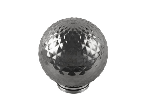 Abajur din sticlă VARYT, fum Diamant