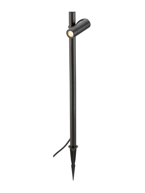 HELIA SLIM Stâlp simplu, negru IP65 3000K