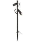 HELIA SLIM Stâlp dublu, negru IP65 3000K