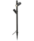 HELIA SLIM Stâlp dublu, negru IP65 3000K