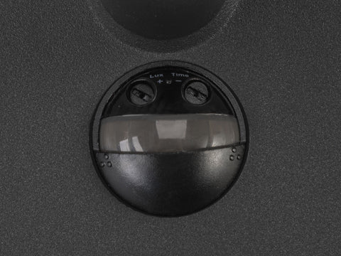 Q-RING, lampă de perete, Senzor, 3000K, IP54, negru
