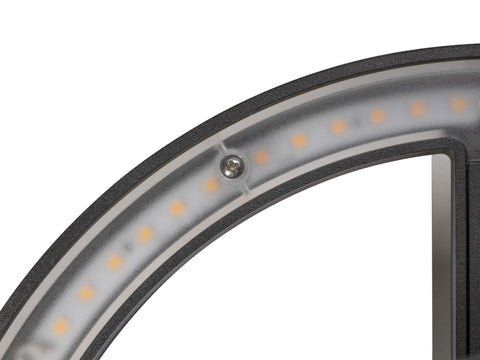 Q-RING, lampă de perete, 3000K, PHASE, IP65, negru