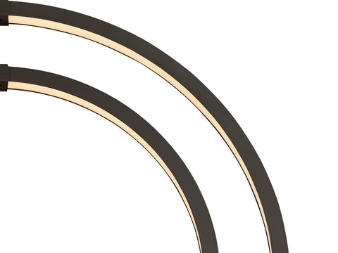 Lampă suspendată ONE VERTICAL PD 180cm 2700/3000K PHASE negr