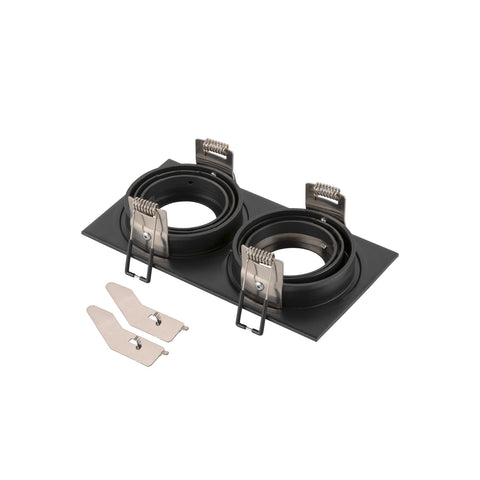 NOU TRIA155 L: 17 B: 9 H: 4 cm cu două flăcări IP 20 negru