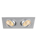 NOU TRIA155 L: 17 B: 9 H: 4 cm aluminiu cu două flăcări IP20