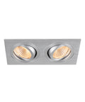 NOU TRIA155 L: 17 B: 9 H: 4 cm aluminiu cu două flăcări IP20