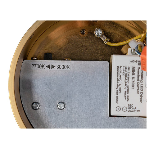 Lampa suspendata QUIMERA 2700/3000K PHASE periat messing