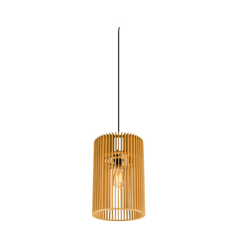 Lampă suspendată WUD E27 cilindrică 1 x max. 60W negru