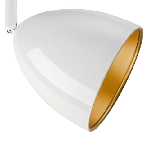 PARA CONE 14, 1 Phasen System Leuchte, GU10, alb/auriu