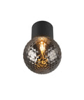 Plafoniera VARYT rotundă 1x max. 6W E14 negru