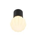 Plafoniera VARYT rotundă 1x max. 6W E14 negru