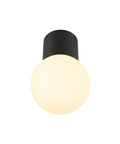 Plafoniera VARYT rotundă 1x max. 6W E14 negru