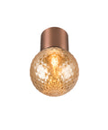 Plafoniera VARYT rotundă 1x max. 6W E14 cupru
