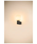 Lampă de perete VARYT rotundă 1x max. 6W E14 negru